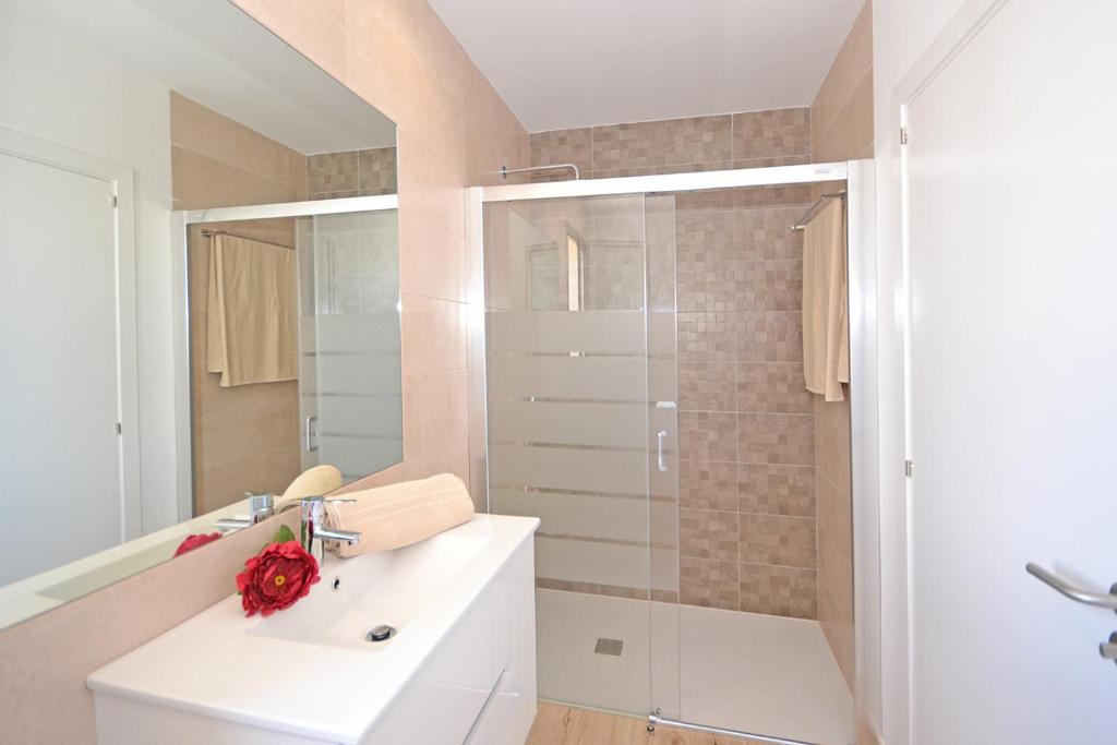Kúpeľňa v ubytovaní Villa Ses Veyetes