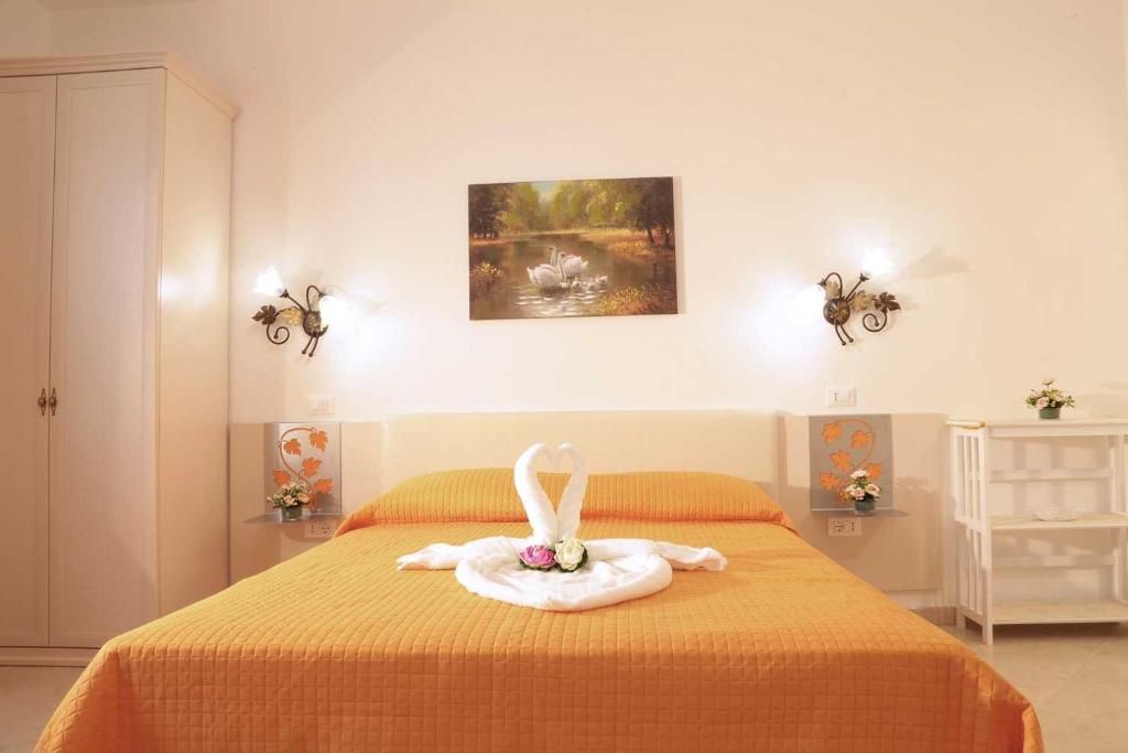 Postel nebo postele na pokoji v ubytování Salvius B&B
