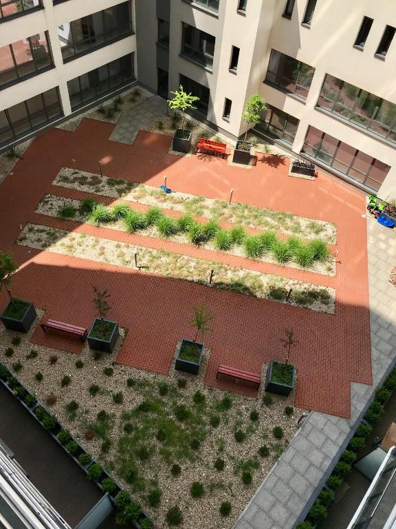Budynek, w którym mieści się apartament
