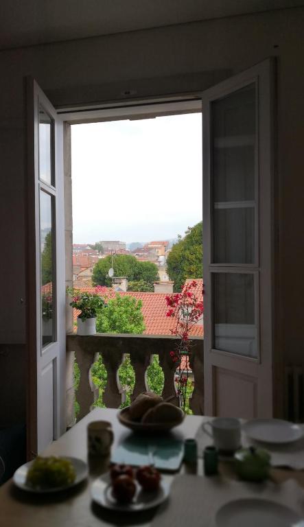 Balkón alebo terasa v ubytovaní Excelentes vistas en la Plaza de la Verdura