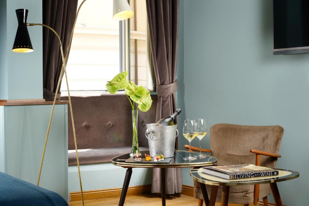 Posezení v ubytování Hotel De' Ricci - Small Luxury Hotels of the World