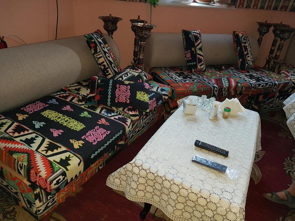 Posezení v ubytování CTH-Baku-Hostel
