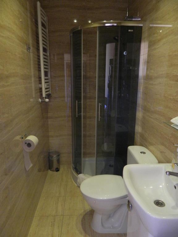 Kúpeľňa v ubytovaní Pokoje Integro