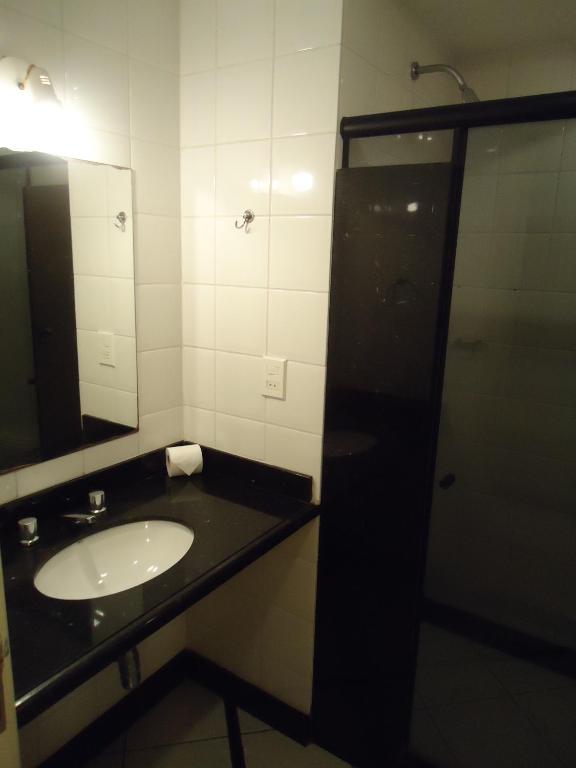 Koupelna v ubytování Hotel Minuano