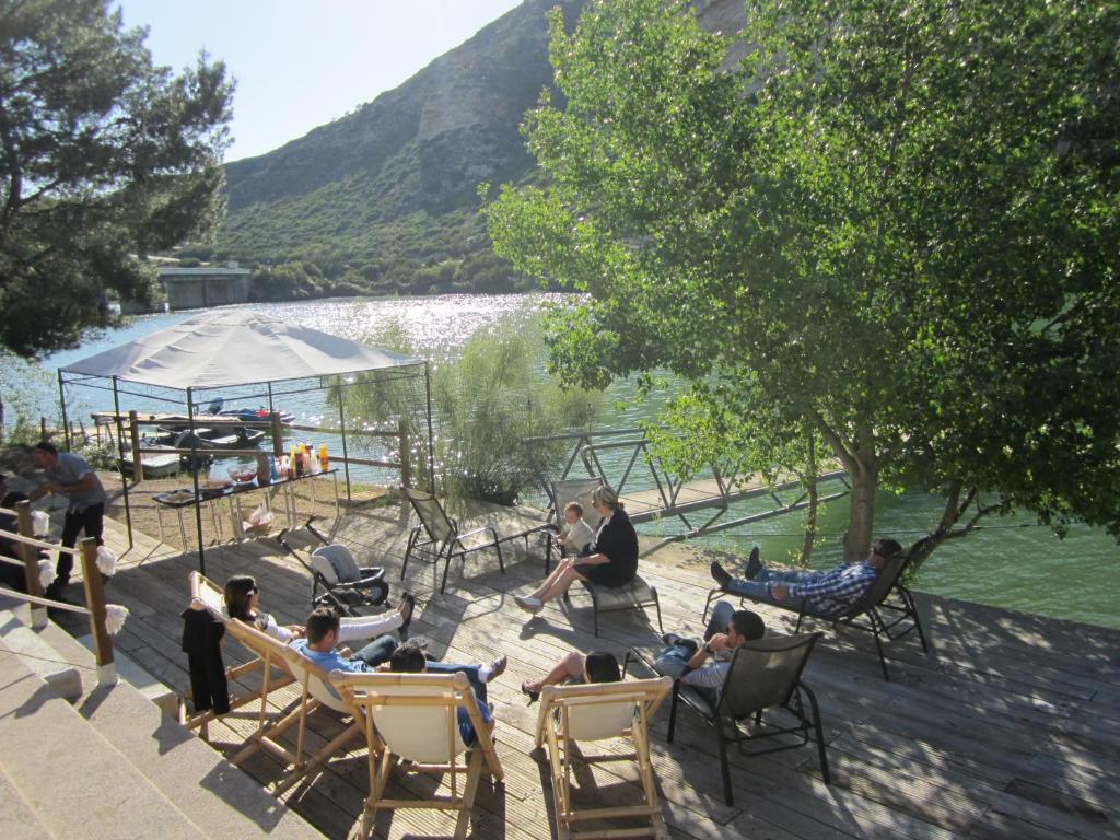 Paisaje cerca de este camping