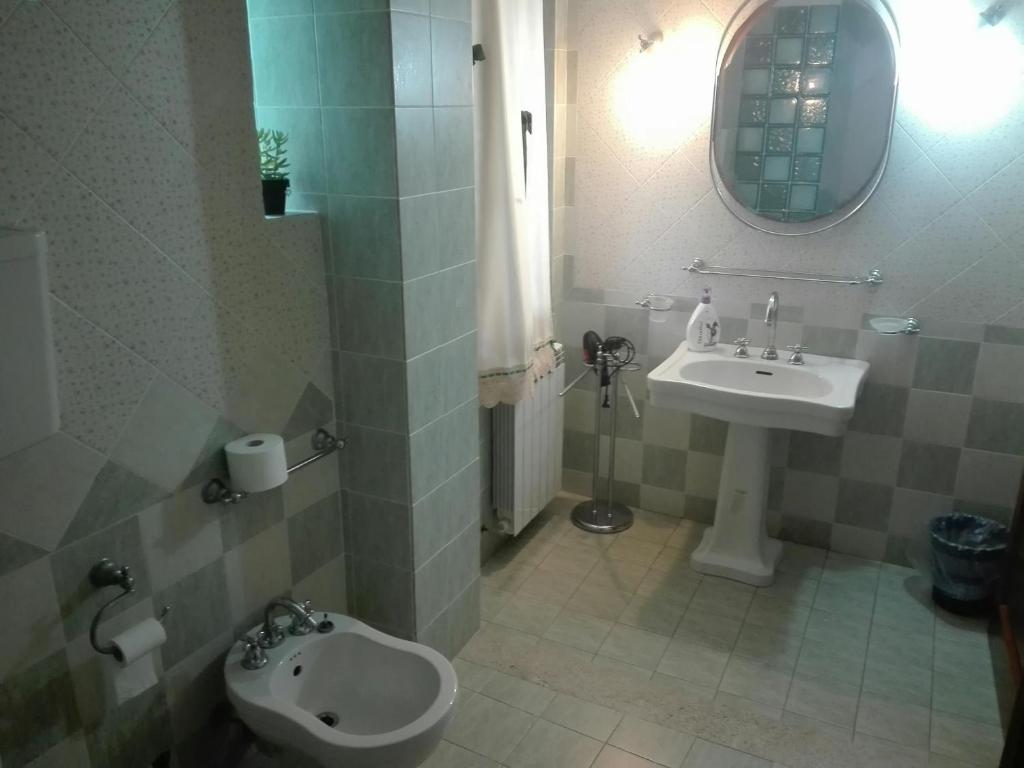 Koupelna v ubytování B&B Casa Armonia