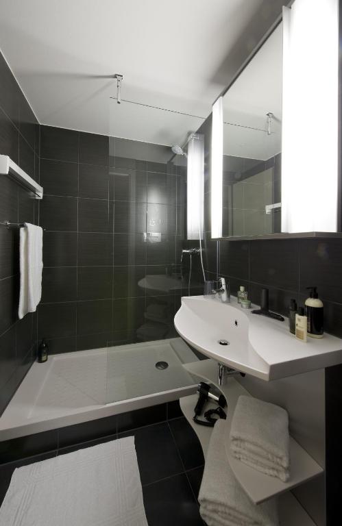 Koupelna v ubytování Aparthotel Adagio Vienna City