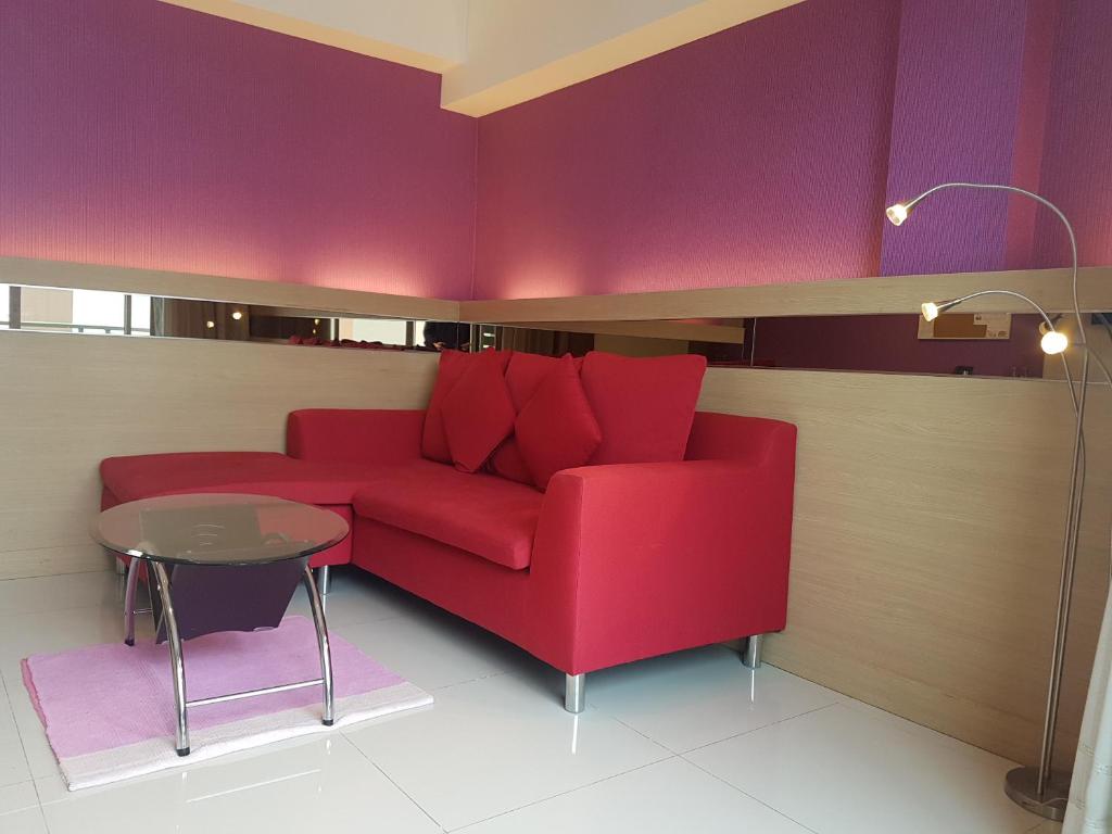 Posezení v ubytování Kavin Buri Green Hotel