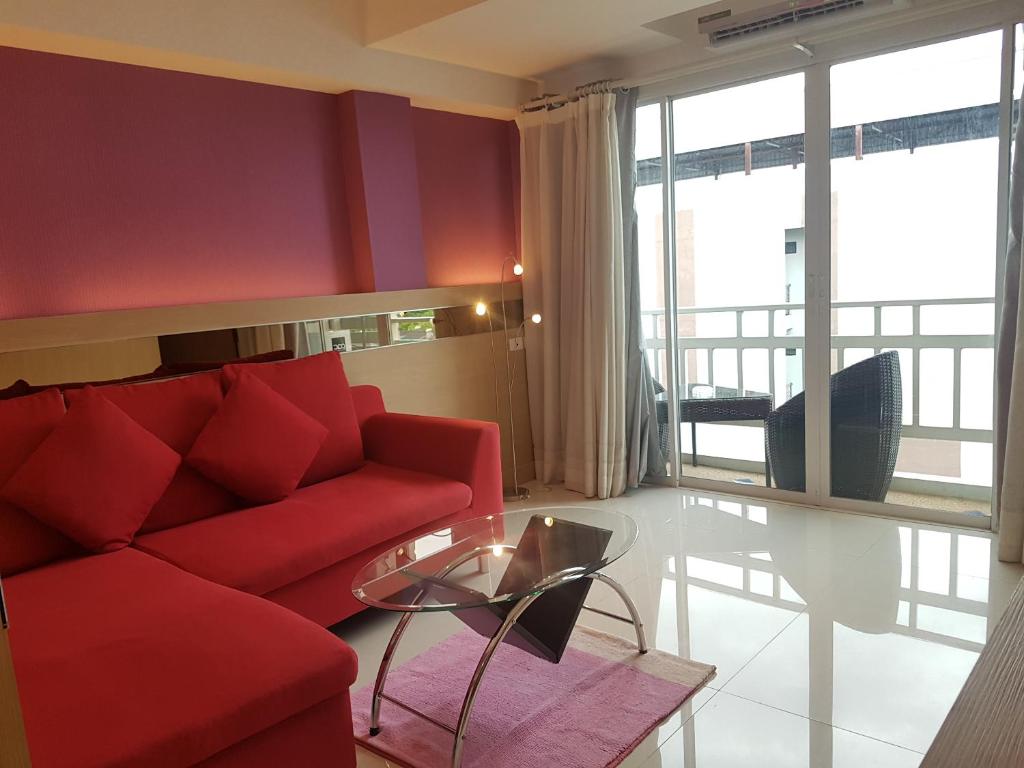 Posezení v ubytování Kavin Buri Green Hotel