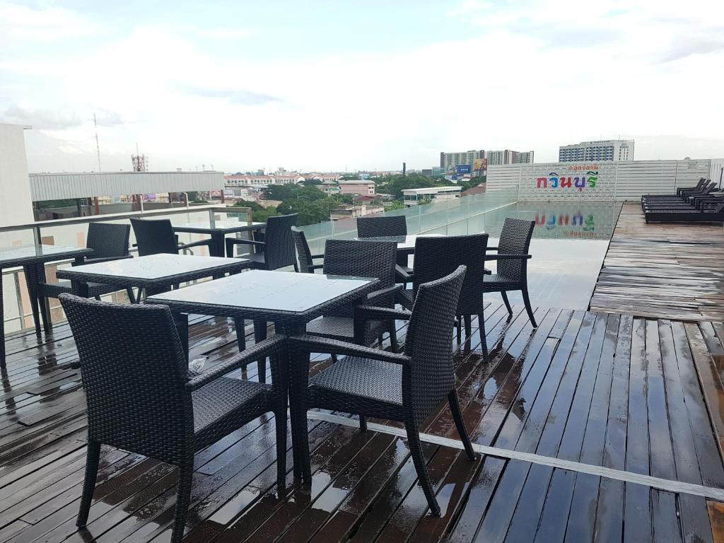 Balkón nebo terasa v ubytování Kavin Buri Green Hotel