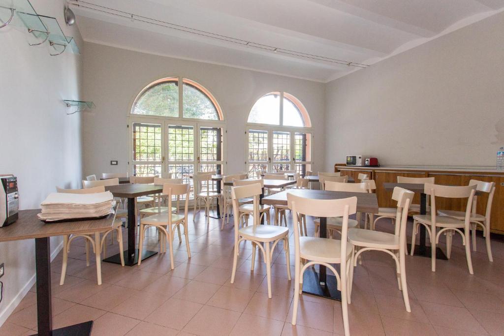 Restaurace v ubytování Student's Hostel Estense