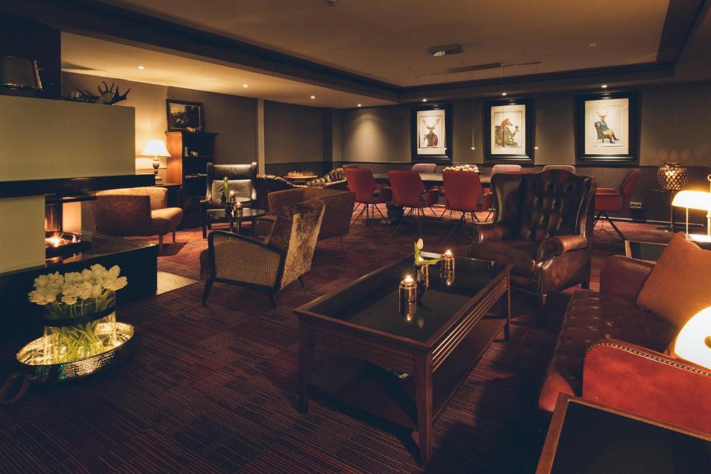 Posezení v ubytování Das Wildeck Hotel & Restaurant