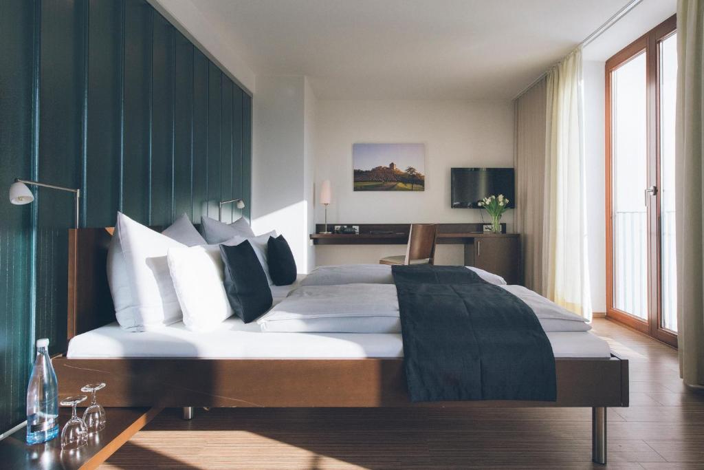 Postel nebo postele na pokoji v ubytování Das Wildeck Hotel & Restaurant