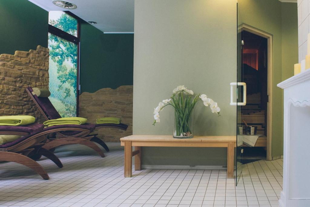 Posezení v ubytování Das Wildeck Hotel & Restaurant