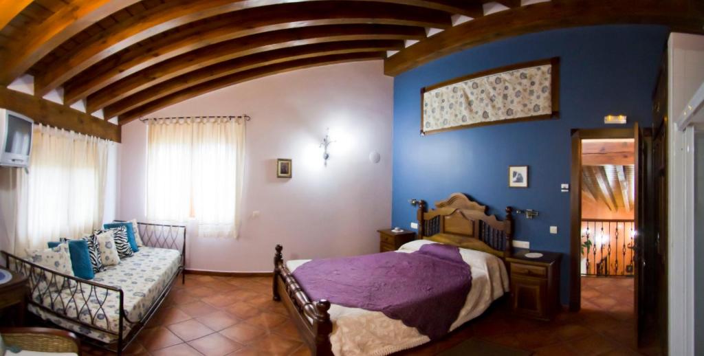 Postel nebo postele na pokoji v ubytování Campoelvalle