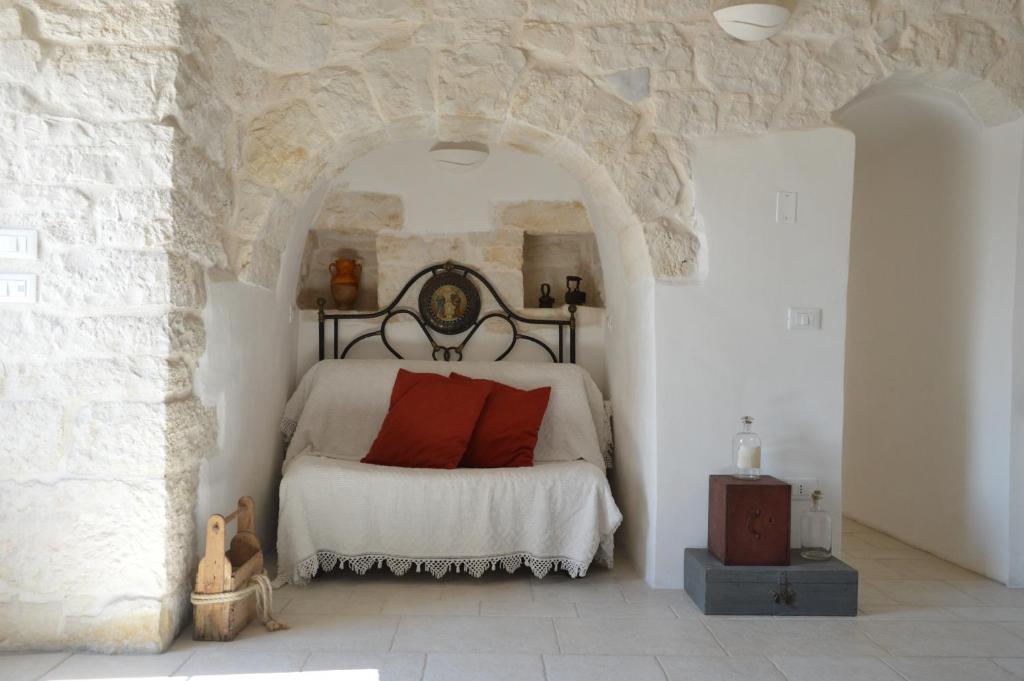 Posteľ alebo postele v izbe v ubytovaní Masseria Faraone