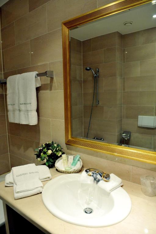 Koupelna v ubytování Hotel Kasteel Solhof