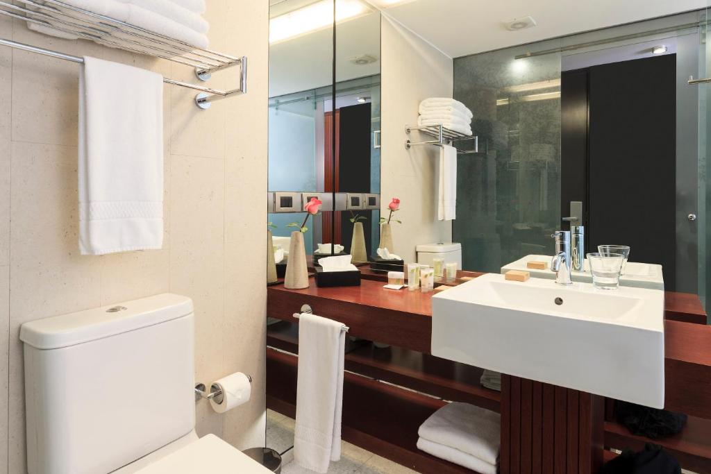 Koupelna v ubytování Hotel Ismael