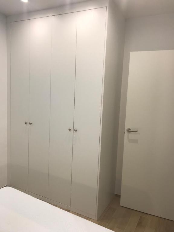 Postel nebo postele na pokoji v ubytování Apartamento frente al mar