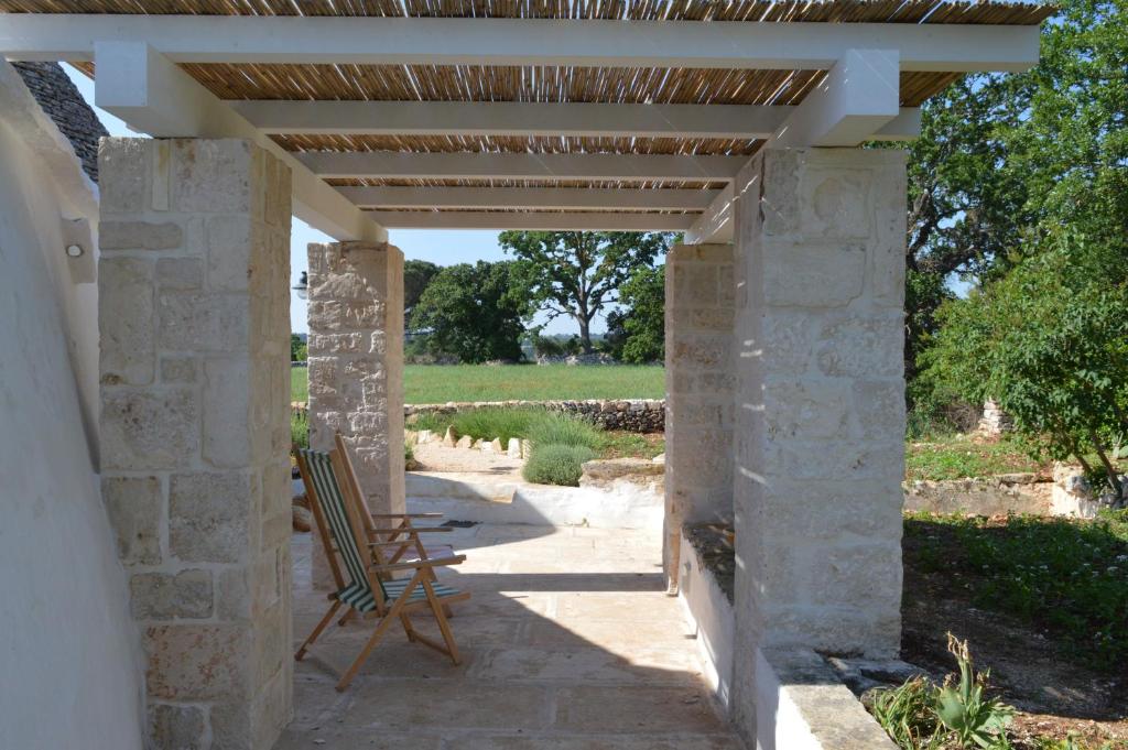 Vonkajšia záhrada v ubytovaní Masseria Faraone