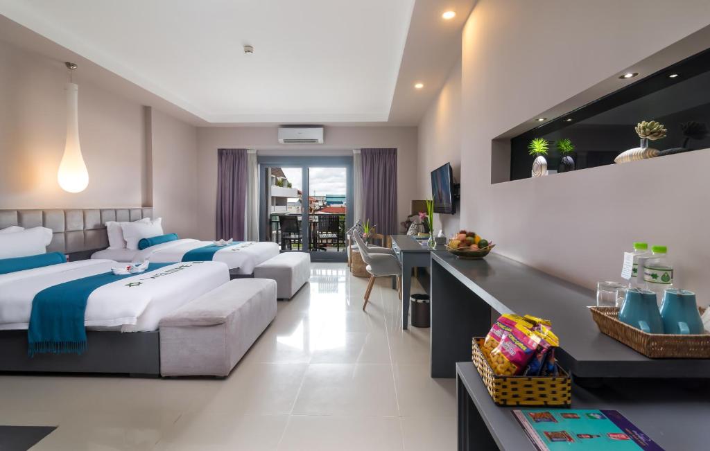 Damrei Residence & Spa - Deluxe Twin Room With Garden View