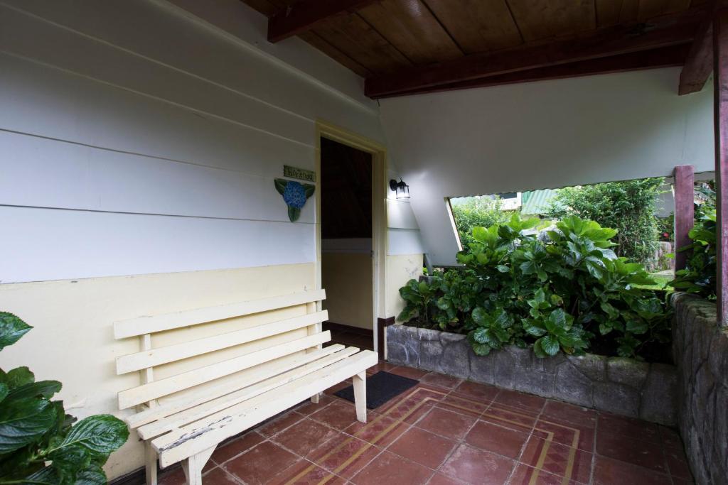 Zahrada ubytování Hortensias Chalets Vara blanca