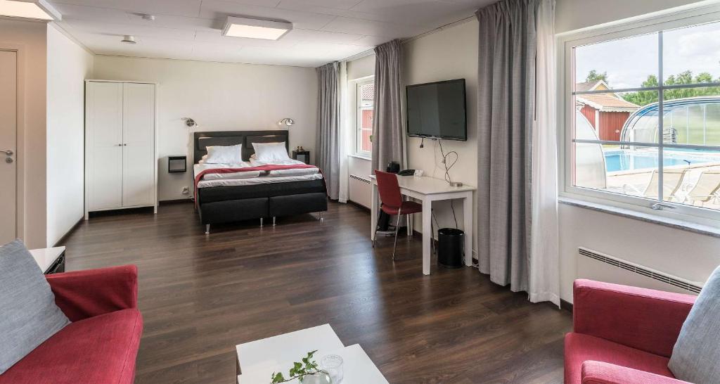 Postel nebo postele na pokoji v ubytování Best Western Hotel Vrigstad