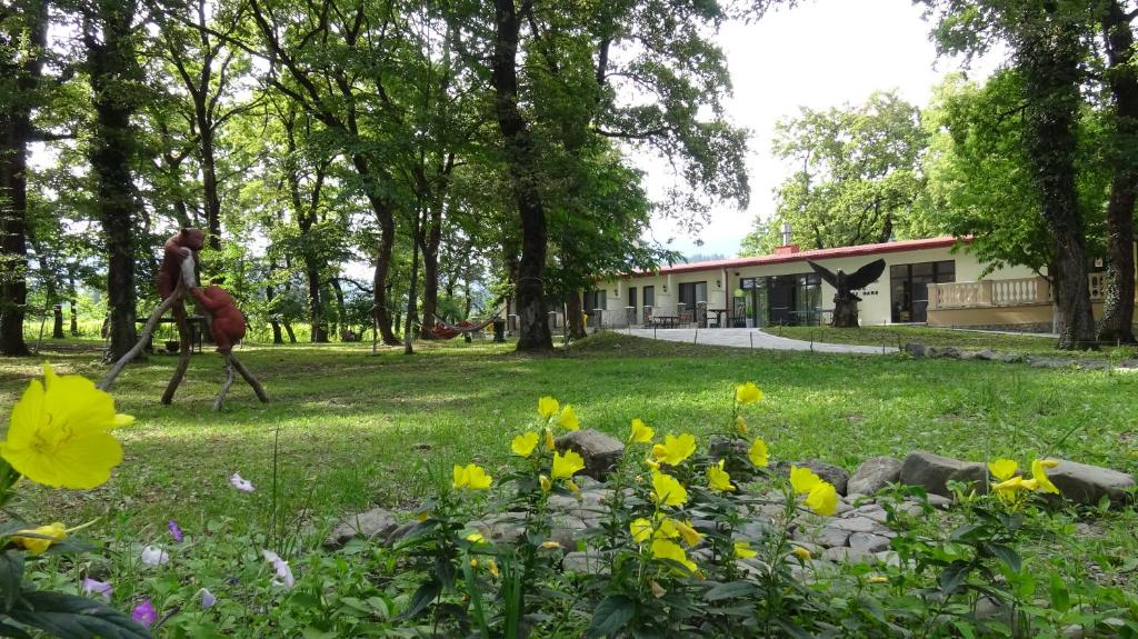 Zahrada ubytování Kvareli Oaks