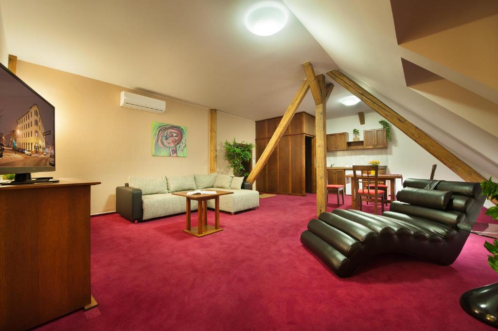 Posezení v ubytování Brioni Suites