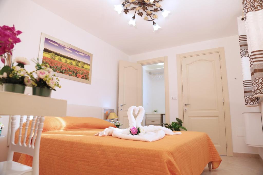 Postel nebo postele na pokoji v ubytování Salvius B&B