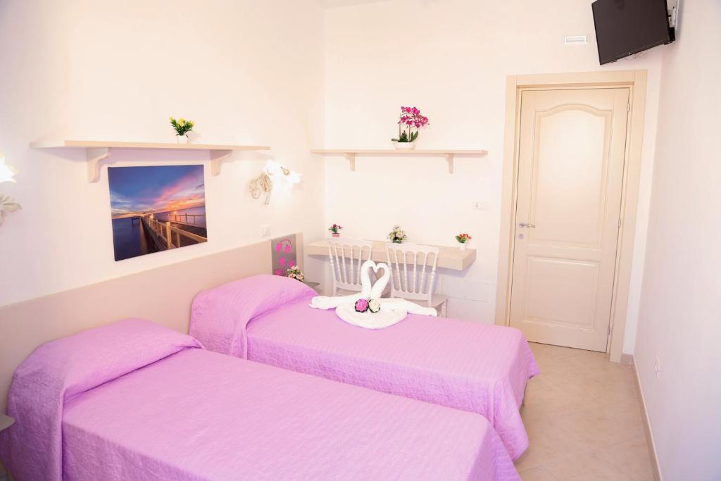 Postel nebo postele na pokoji v ubytování Salvius B&B