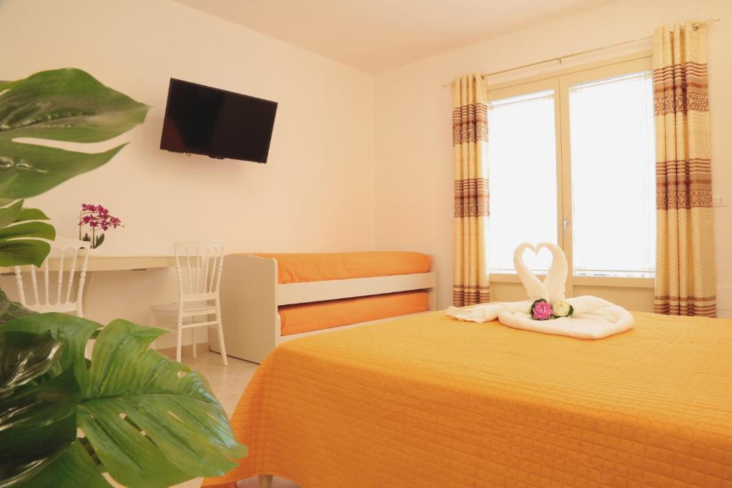 Postel nebo postele na pokoji v ubytování Salvius B&B