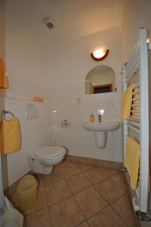Koupelna v ubytování Penzion Praktik Krumlov