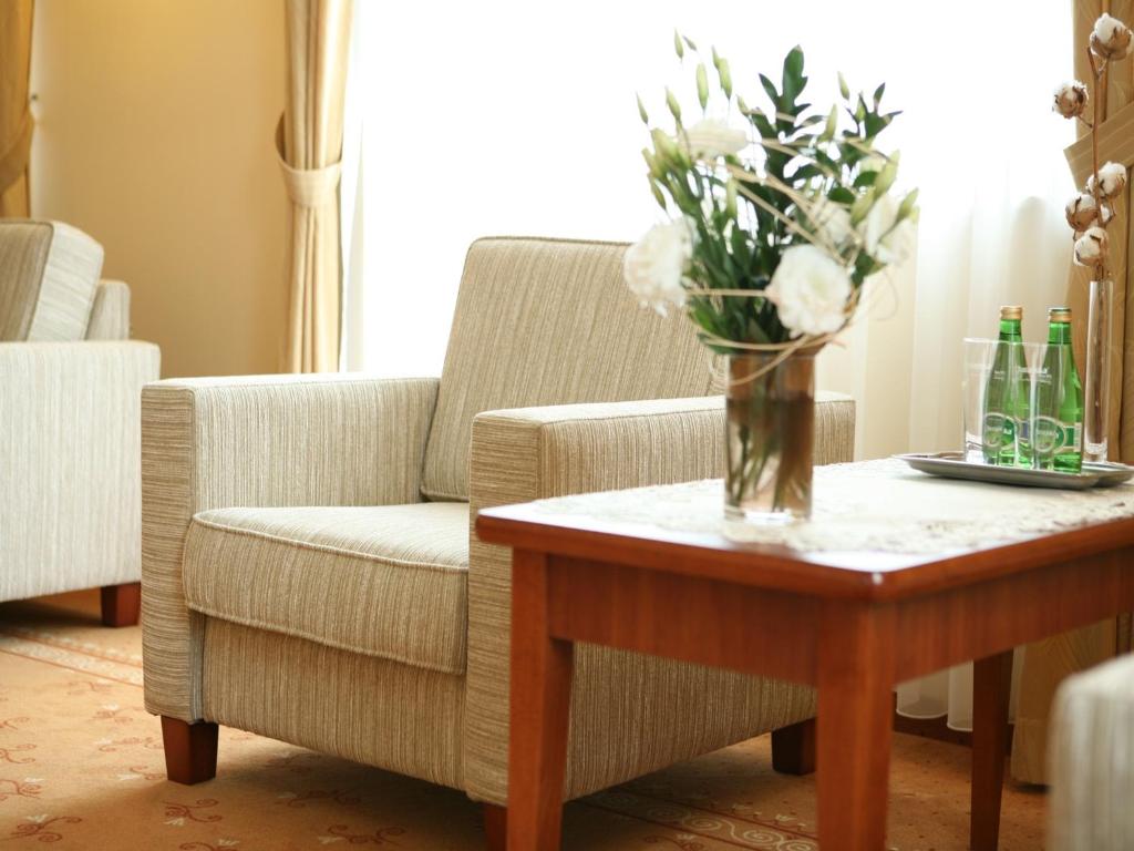Posezení v ubytování Hotel Zawiercie
