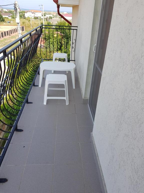 Balkón nebo terasa v ubytování Vila Alexa