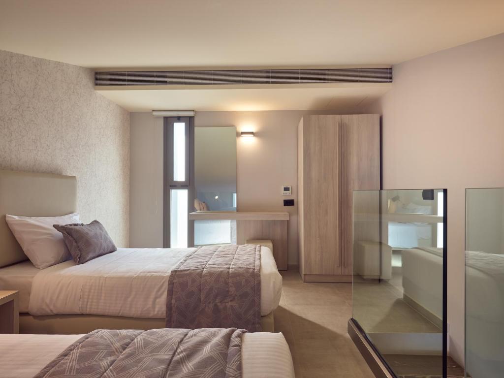 Postel nebo postele na pokoji v ubytování Zante Sun Resort