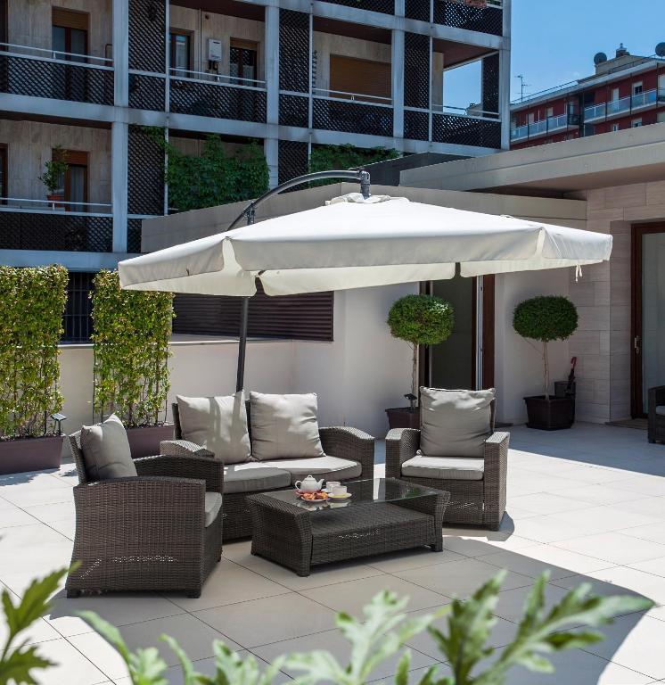 Posedenie v ubytovaní Hotel Studio Inn Centrale & Milano Urban Padel