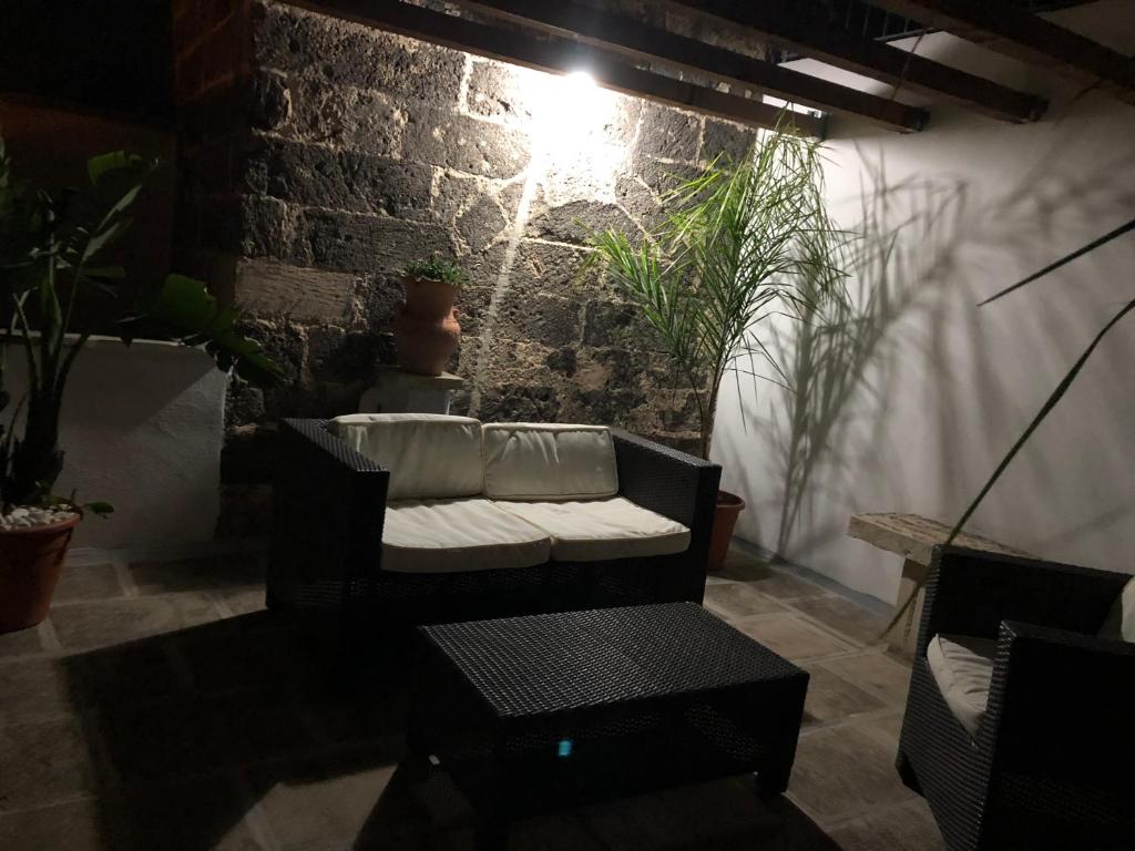 Posezení v ubytování Corte La Rosa