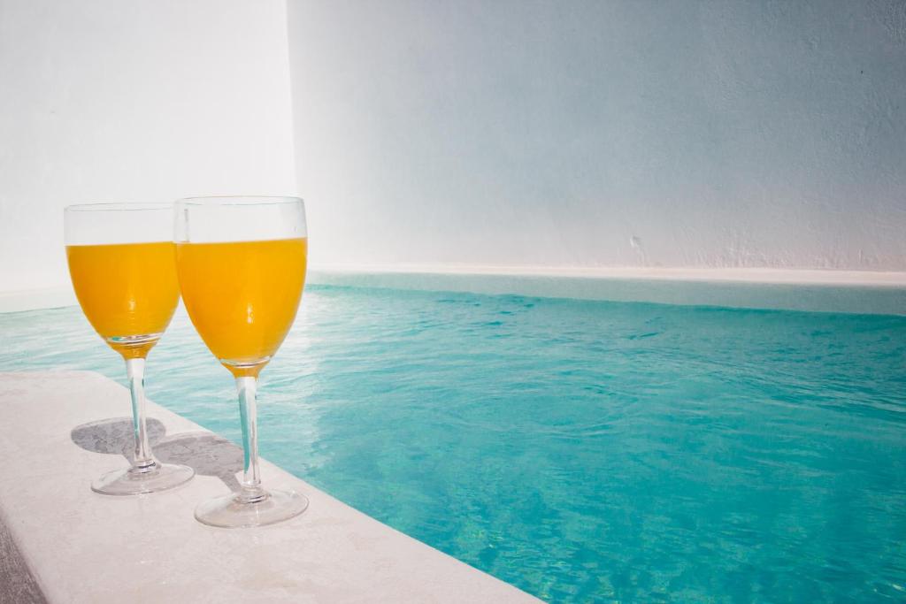 Nápoje v ubytování Villa Del Sol Santorini