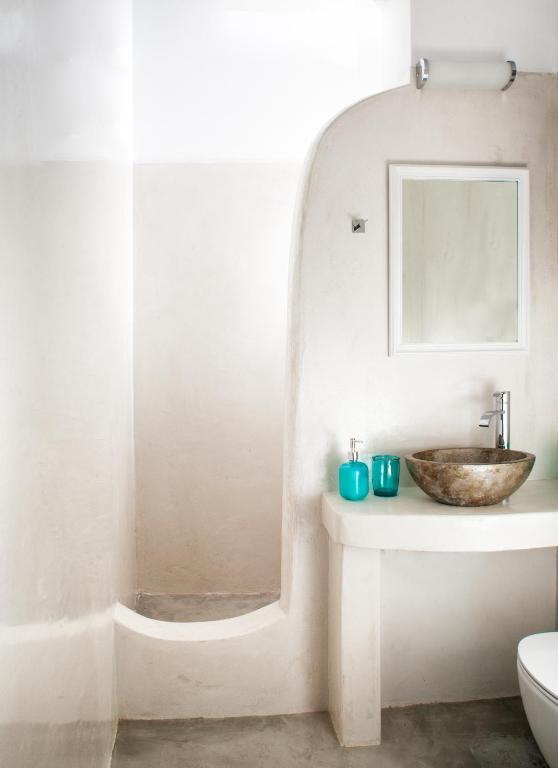 Koupelna v ubytování Villa Del Sol Santorini