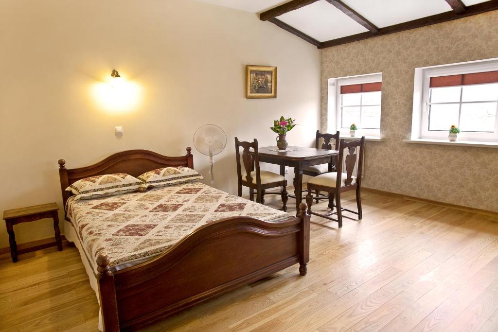 Postel nebo postele na pokoji v ubytování Aparthotel Stora Antis