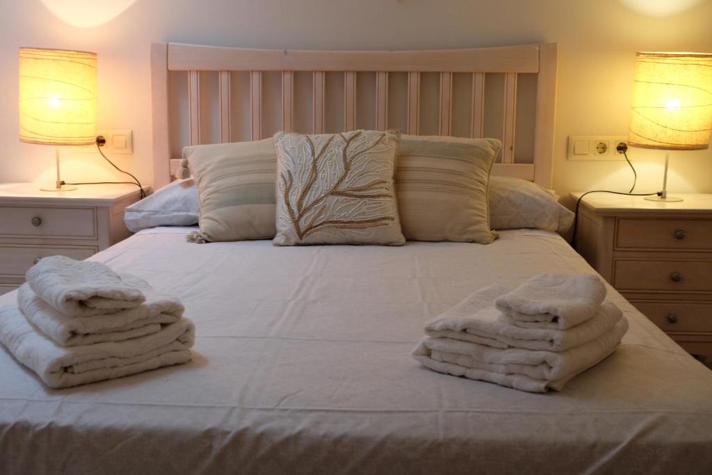 Cama o camas de una habitación en Casa De La Luz