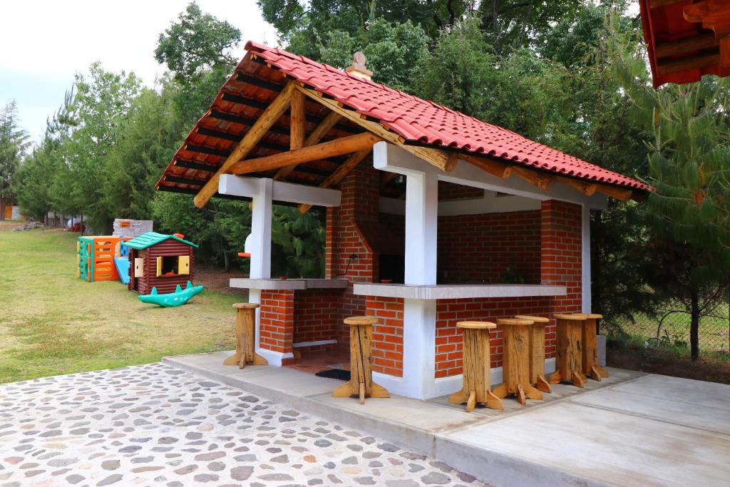 Zahrada ubytování Cabañas Rincón Escondido