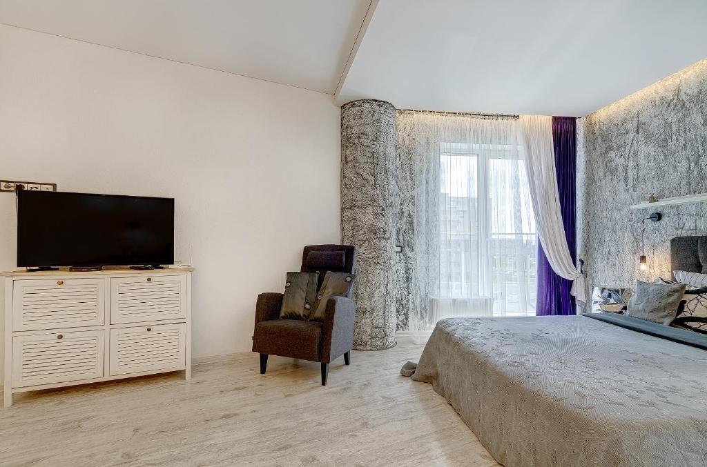 Black & White Apartment near Akropolis - Studio