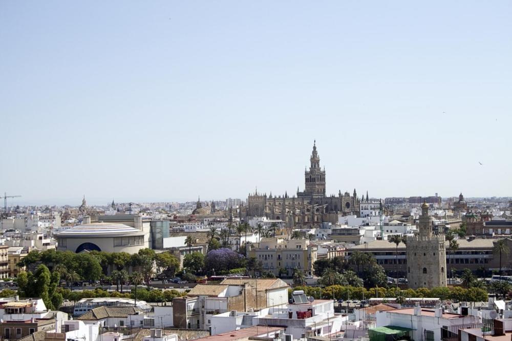 Nespecifikovaný výhled na destinaci Sevilla nebo výhled na město při pohledu z apartmánu