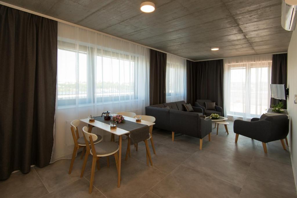 Posezení v ubytování Residence Trafick