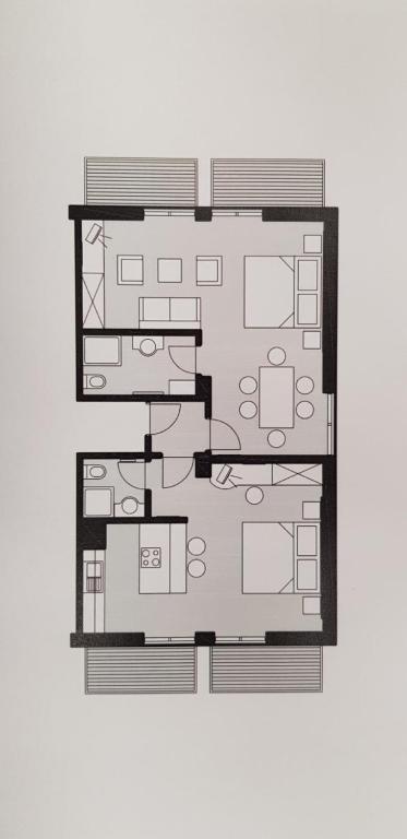 Půdorys ubytování Apartments AD Radenci