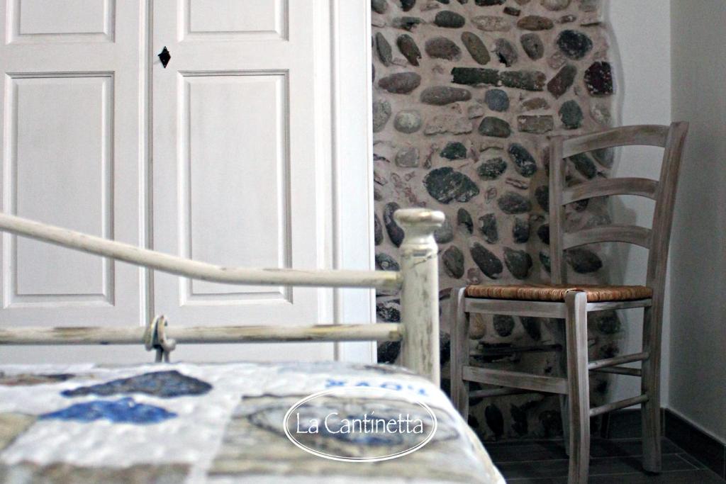 Letto o letti in una camera di B&B La Piazzetta