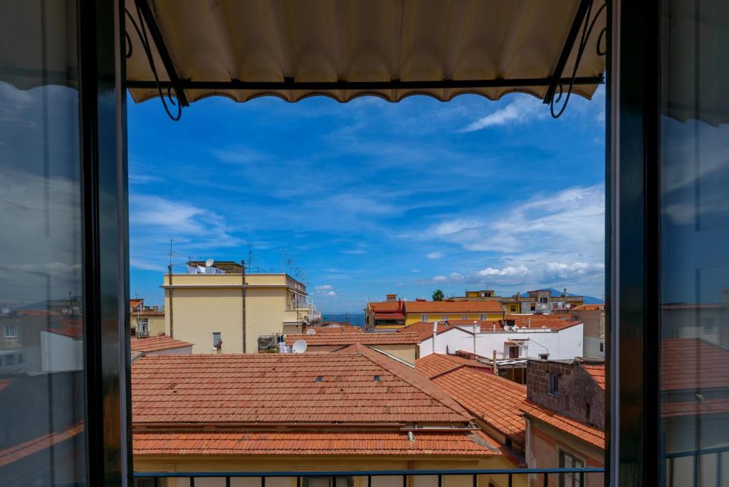 Balkón nebo terasa v ubytování Caruso suite