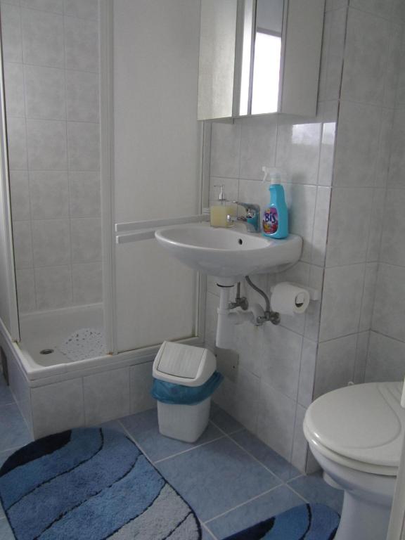 Koupelna v ubytování Apartman TIM